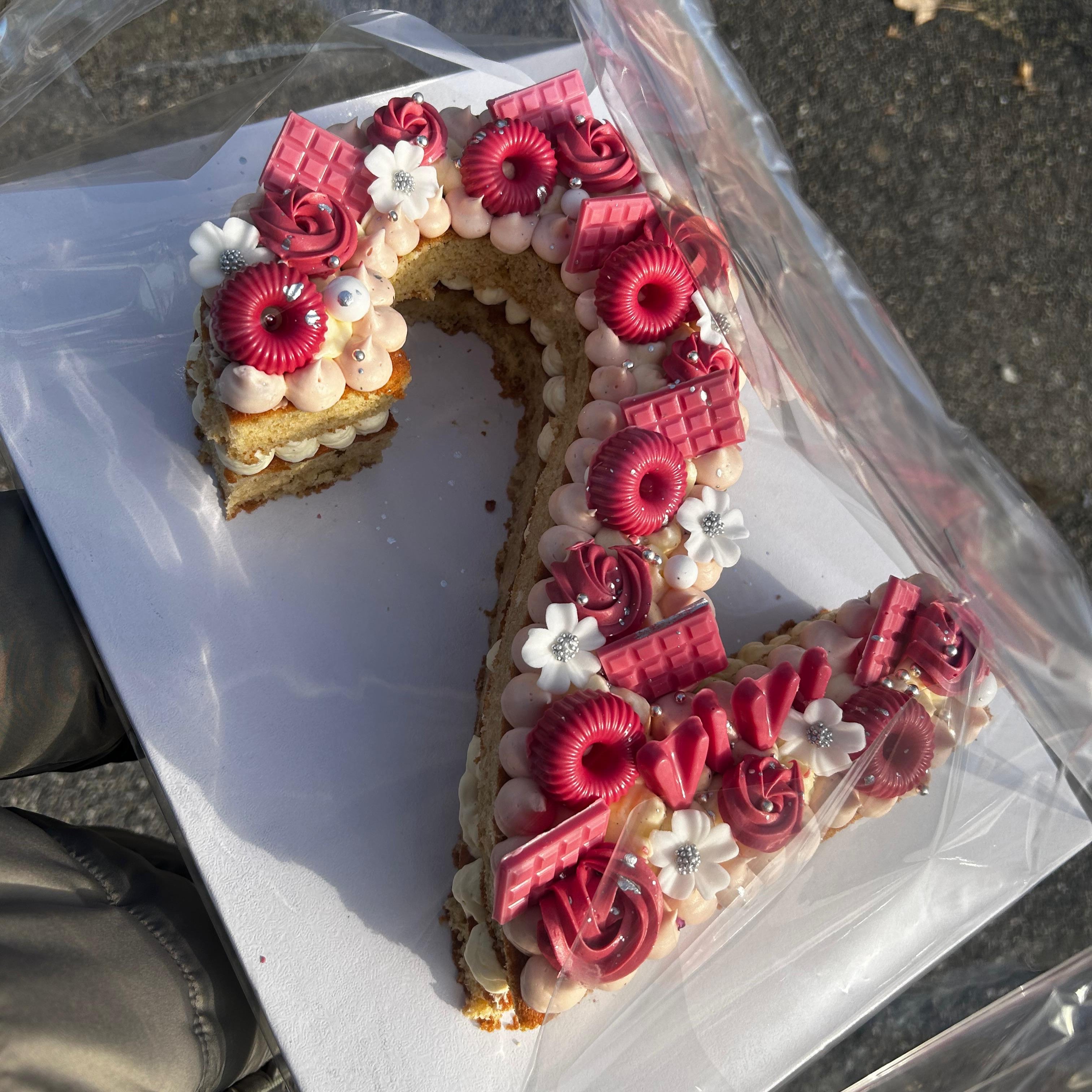Number Cake personnalisé