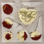 Boîte Mini Gâteau + 5 Cupcakes