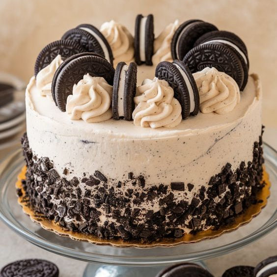 Gâteau Vanille/Chocolat à la crème